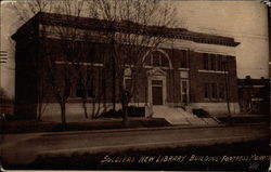 Soldiers New Library Building Fort Monroe, VA Postcard Postcard