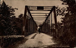 Nearing Flat Rock, Ind Postcard