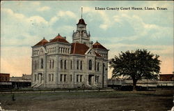 Llano County Court House Postcard