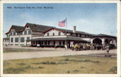 Burlington Cody Inn Wyoming Postcard Postcard