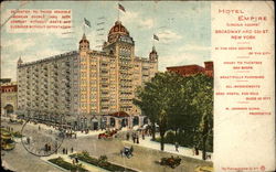 Hotel Empire (Lincoln Square) New York, NY Postcard Postcard