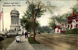 Soldiers' and Sailors' Monument Postcard