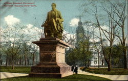 William Seward Monument, Madison Square New York, NY Postcard Postcard