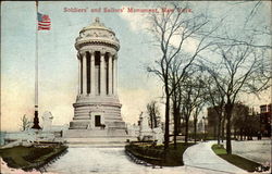 Soldiers' and Sailors' Monument New York, NY Postcard Postcard