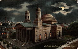 Catholic Cathedral Baltimore, MD Postcard Postcard