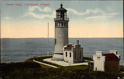 North Head Lighthouse Ilwaco, WA Postcard Postcard