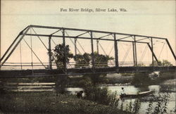 Fox River Bridge Postcard