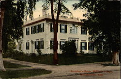 President's House, Williams College Postcard