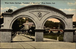 West Baden Springs, "Carlsbad of America" Indiana Postcard Postcard