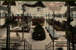 Interior of Agriculture Building, Iowa State Fair Grounds Des Moines, IA Postcard Postcard