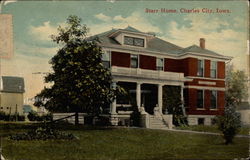 Starr Home Charles City, IA Postcard Postcard