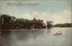 Garfield Park, Refectory and Lagoon Postcard