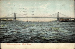 Williamsburg Bridge New York, NY Postcard Postcard