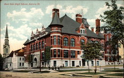 East Side High School Aurora, IL Postcard Postcard