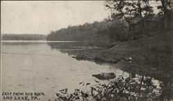 East From Red Rock, Lily Lake Wapwallopen, PA Postcard Postcard