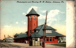 Philadelphia and Reading R. R. Station Lebanon, PA Postcard Postcard