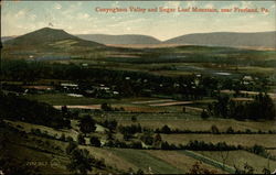 Conyngham Valley and Sugar Loaf Mountain Freeland, PA Postcard Postcard