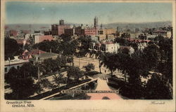 Bird's-Eye View of Omaha Nebraska Postcard Postcard