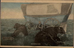 Ezra Meeker - Nooning Postcard