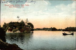 Slowe Lake, Golden Gate Park Postcard