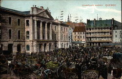 Champlain Market Postcard