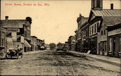 Street Scene Prairie du Sac, WI Postcard Postcard