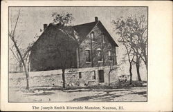 The Joseph Smith Riverside Mansion Nauvoo, IL Postcard Postcard