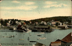 Boothbay Harbor, Me. from top of Townsend Block Postcard