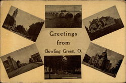 Greetings from Bowling Green, O Postcard