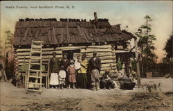 "Ned's Family" Black Americana Postcard Postcard