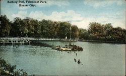 Bathing Pool, Fairmount Park Kansas City, MO Postcard Postcard