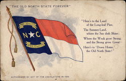 The Old North State Forever North Carolina Poems & Poets Postcard Postcard