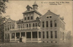 G & S. I. Hospital, Foot of Bay Street Hattiesburg, MS Postcard Postcard