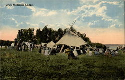 Crow Medicine Lodge Postcard