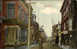 View of the Thames River Newport, RI Postcard Postcard