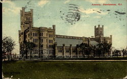 Armory Providence, RI Postcard Postcard