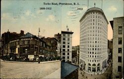 Turks Head, 1808-1912, 1913 Providence, RI Postcard Postcard