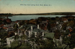 Bird's Eye View Looking North West Postcard