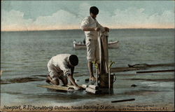 Scrubbing Clothes, Naval Training Station Postcard