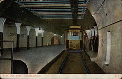 Tunnel Station Postcard