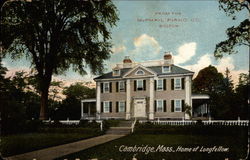 Home of Longfellow Postcard