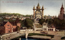 A View of Stockholm, Sweden Postcard Postcard