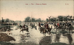 Pau. - Chasse au Renard - The Hunt Postcard