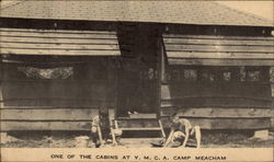 One of the cabins at Y. M. C. A. Camp Meacham Mentor, KY Postcard Postcard