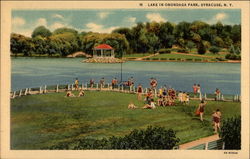 Lake in Onondaga Park Postcard