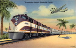 Streamlining through Wonderful Florida Postcard