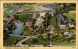 University of Nevada Reno, NV Postcard Postcard