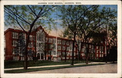 Jackson High School Postcard