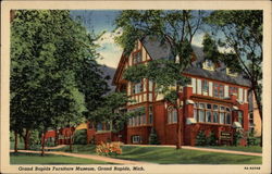 Grand Rapids Furniture Museum Michigan Postcard Postcard