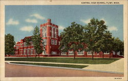 Central High School Postcard